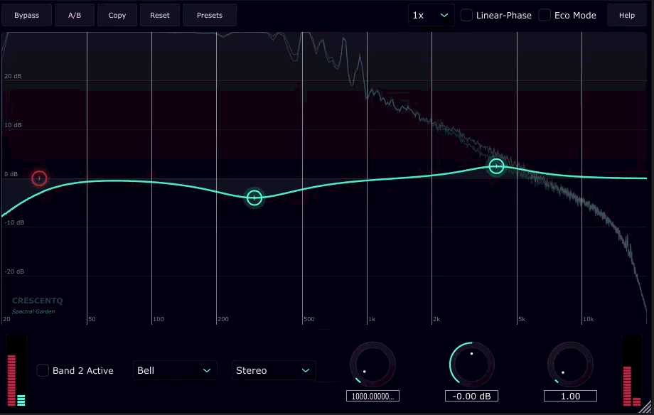 CrescentQ equalizer interface preview