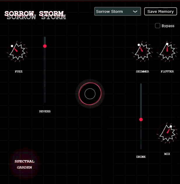 Sorrow Storm plugin interface preview